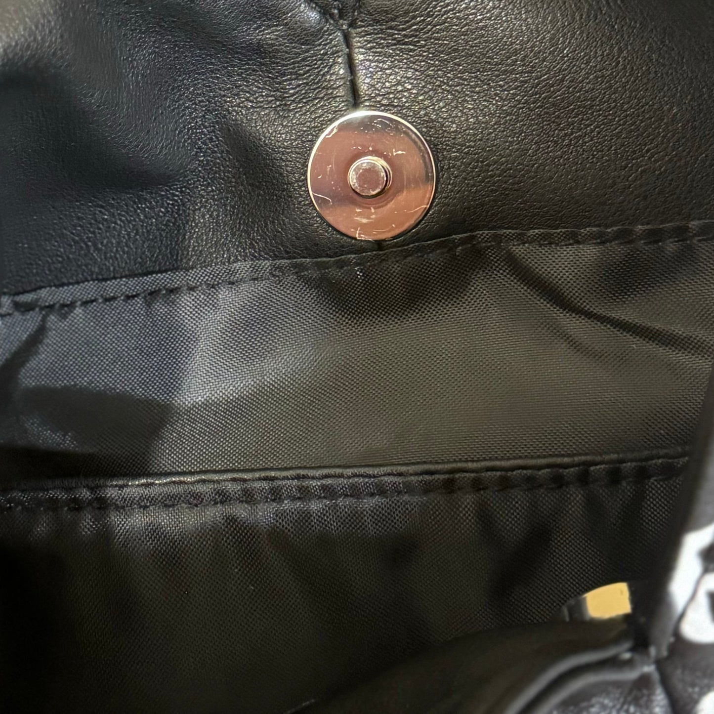 black halloween shoulder bag